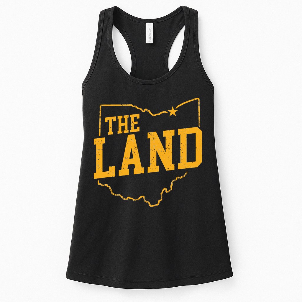 Retro The Land Cleveland Ohio Classic Throwback Souvenir Womens Tank Top