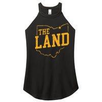 Retro The Land Cleveland Ohio Classic Throwback Souvenir Women’s Perfect Tri Rocker Tank