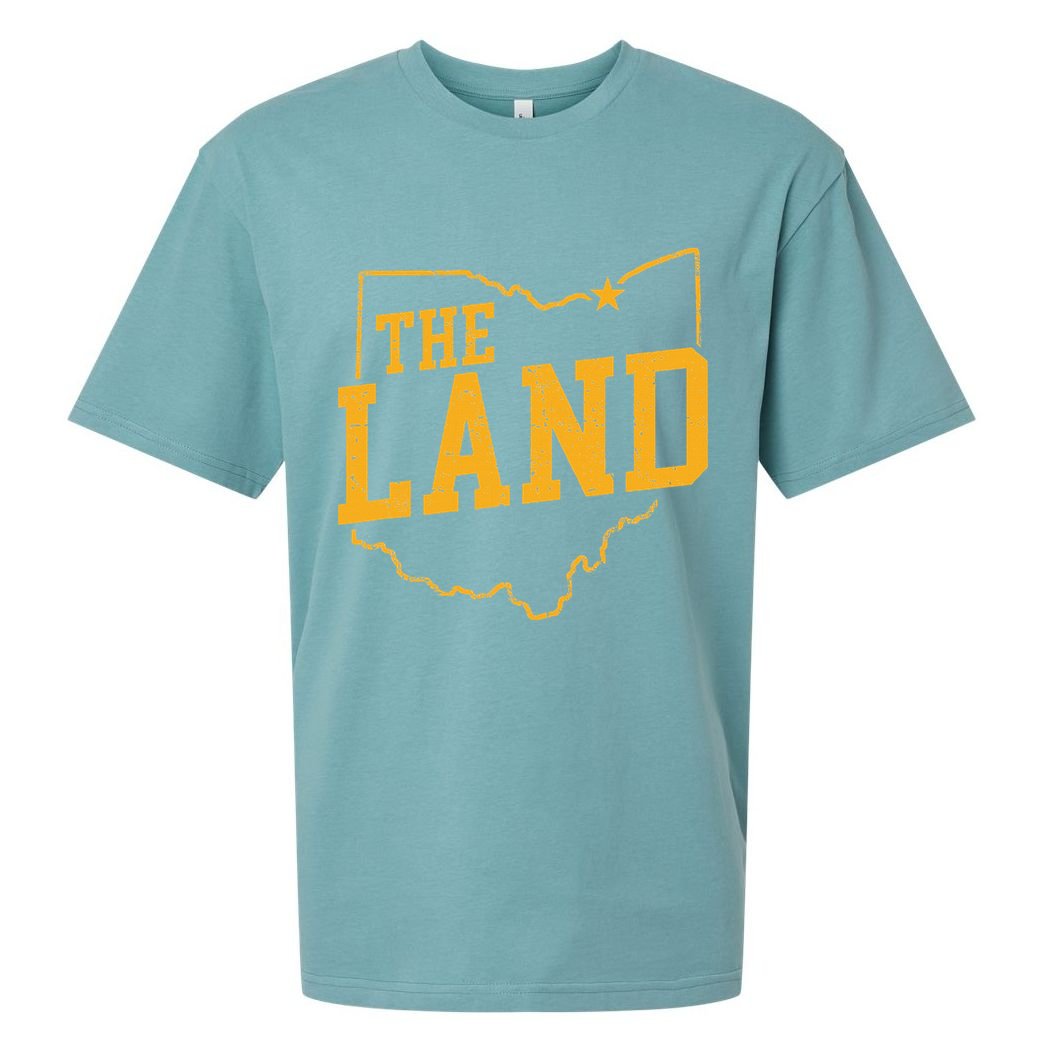 Retro The Land Cleveland Ohio Classic Throwback Souvenir Sueded Cloud Jersey T-Shirt
