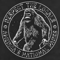 Respect The Locals Bigfoot Sasquatch American National Parks Golf Towel