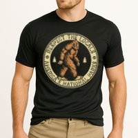 Respect The Locals Bigfoot Sasquatch American National Parks Cooling Performance Crew T-Shirt