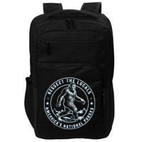 Respect The Locals Bigfoot Sasquatch American National Parks Impact Tech Backpack