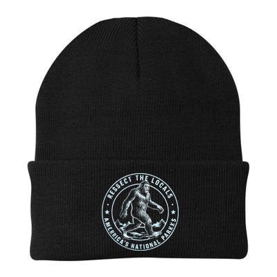 Respect The Locals Bigfoot Sasquatch American National Parks Beanie