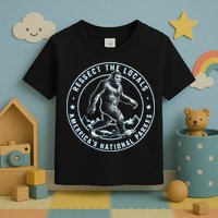 Respect The Locals Bigfoot Sasquatch American National Parks Toddler T-Shirt