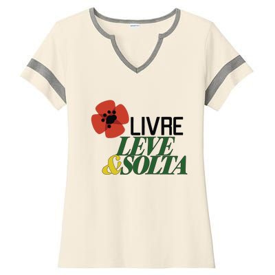 Rui Tavares Livre Leve And Solta Ladies Halftime Notch Neck Tee