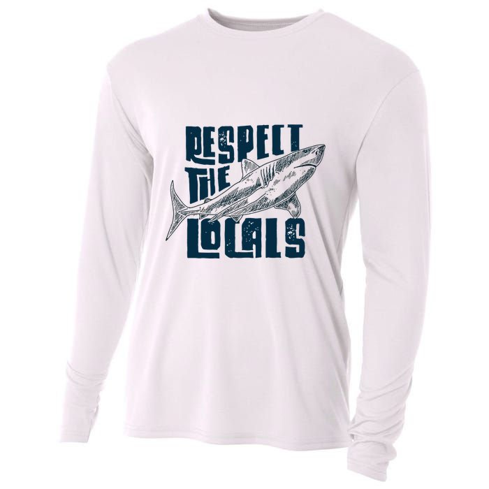 Respect The Locals Save The Ocean Cooling Performance Long Sleeve Crew