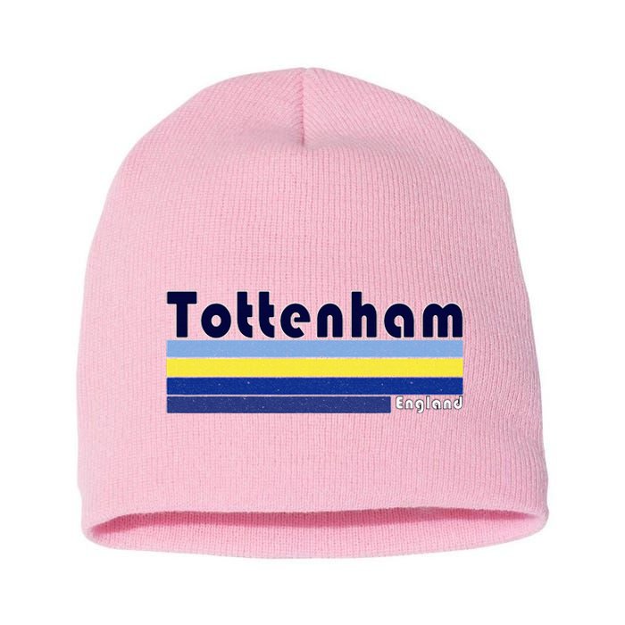 Retro Tottenham London Short Acrylic Beanie