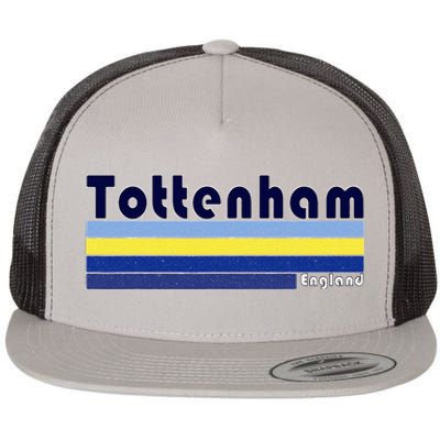 Retro Tottenham London Flat Bill Trucker Hat