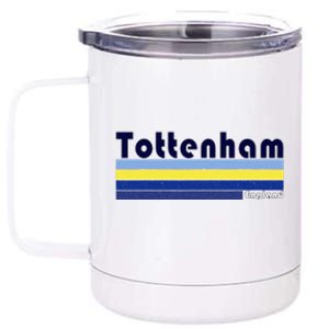 Retro Tottenham London 12 oz Stainless Steel Tumbler Cup