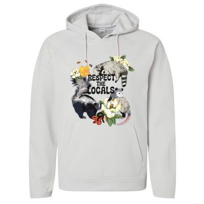 Respect Them Locals Performance Fleece Hoodie