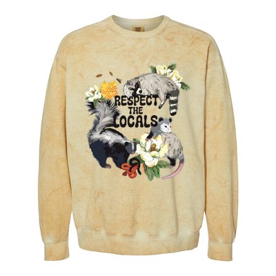 Respect Them Locals Colorblast Crewneck Sweatshirt