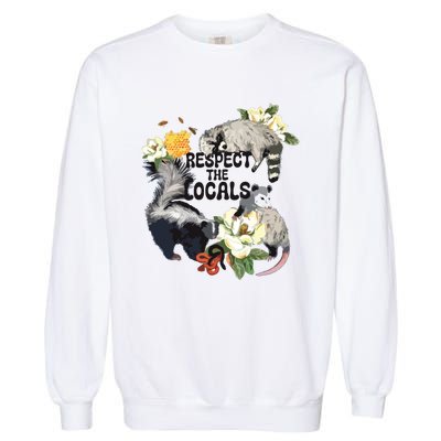 Respect Them Locals Garment-Dyed Sweatshirt