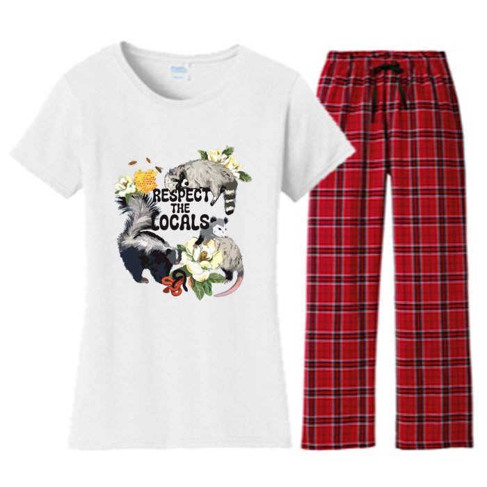 Respect Them Locals Women's Flannel Pajama Set