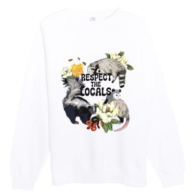 Respect Them Locals Premium Crewneck Sweatshirt