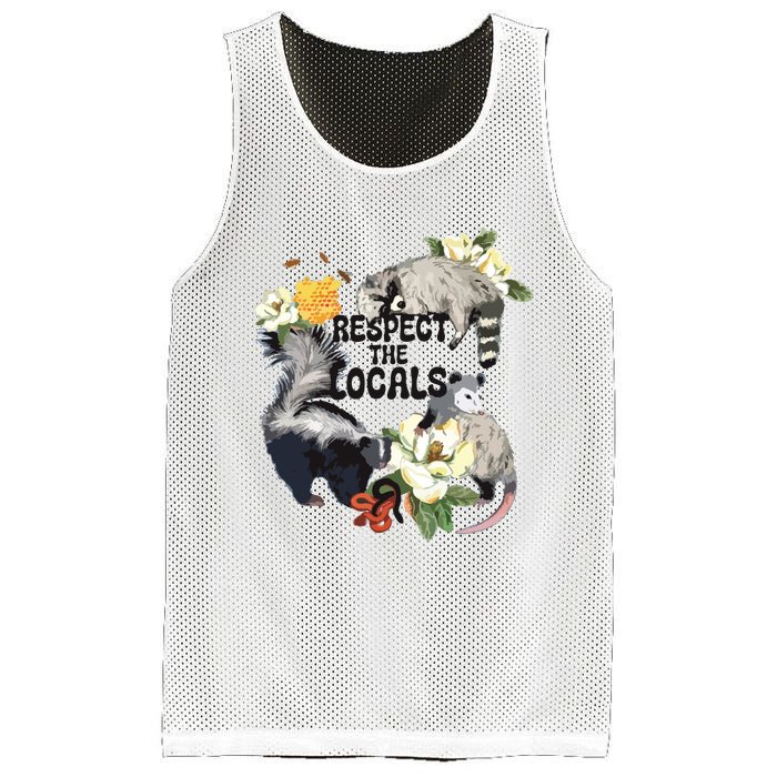 Respect Them Locals Mesh Reversible Basketball Jersey Tank