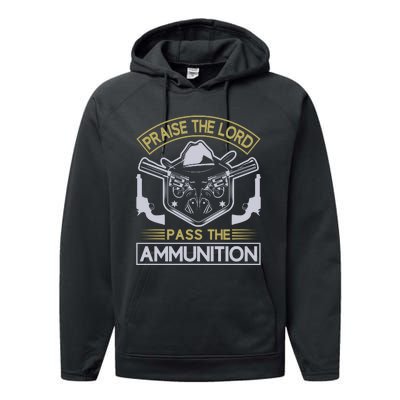 Raise The Lord Pass The Ammunition Performance Fleece Hoodie