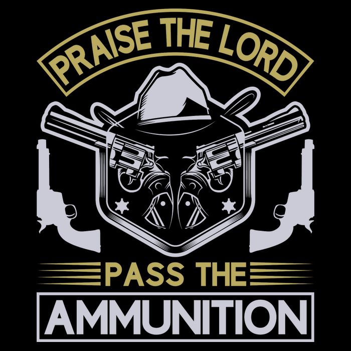 Raise The Lord Pass The Ammunition Sustainable Bucket Hat
