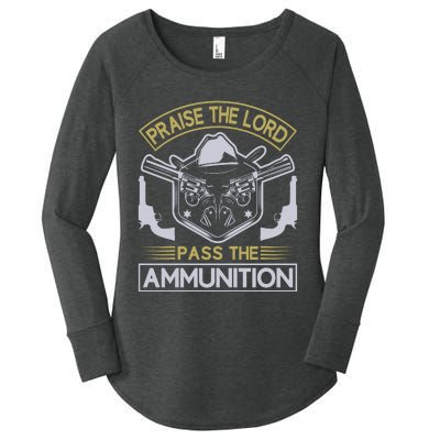 Raise The Lord Pass The Ammunition Women's Perfect Tri Tunic Long Sleeve Shirt