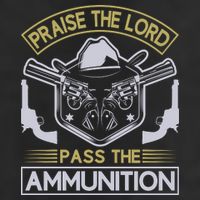 Raise The Lord Pass The Ammunition Golf Towel