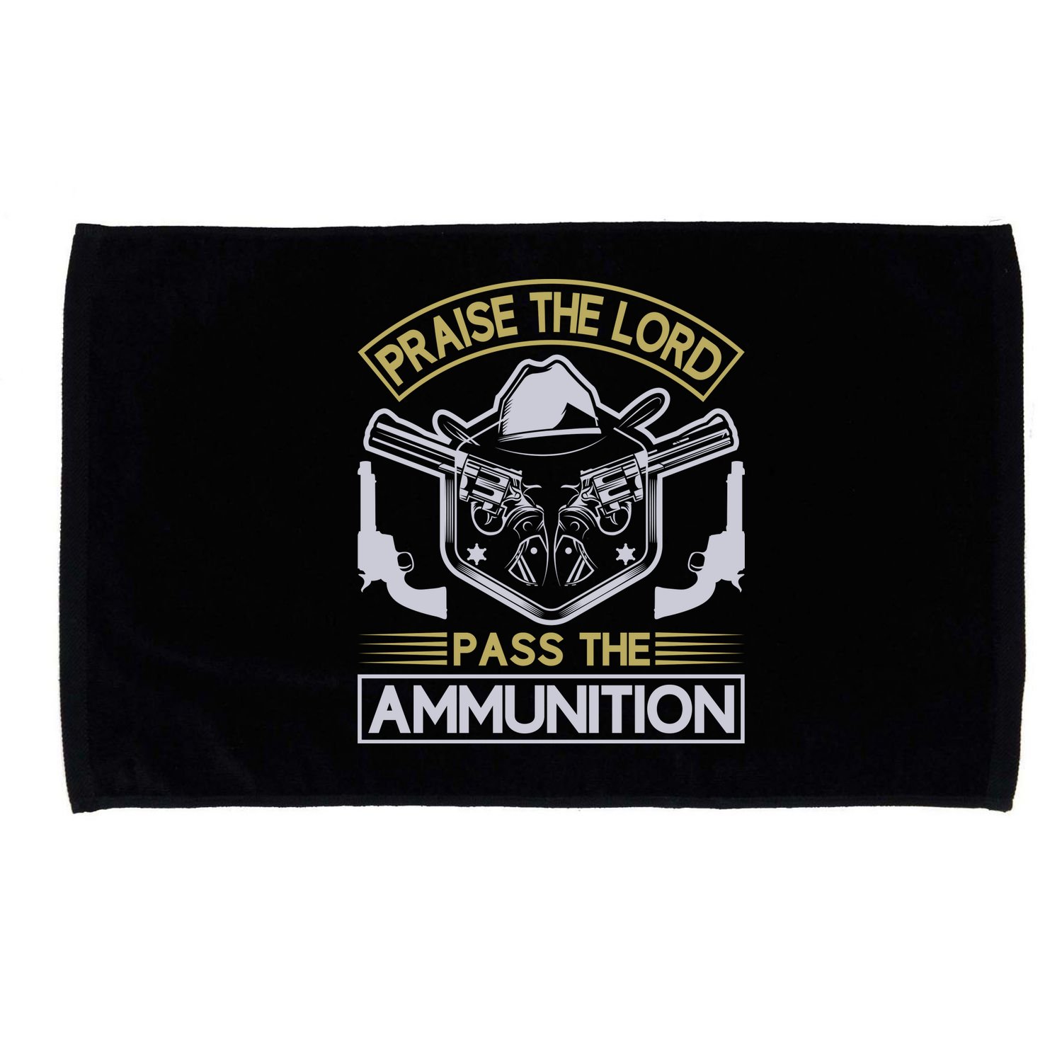Raise The Lord Pass The Ammunition Microfiber Hand Towel