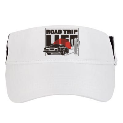 Road Trip Life Vintage Car Sunset Adult Drive Performance Visor