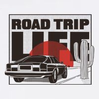 Road Trip Life Vintage Car Sunset Baby Bodysuit