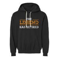 Retired The Legend Has Retired Garment-Dyed Fleece Hoodie