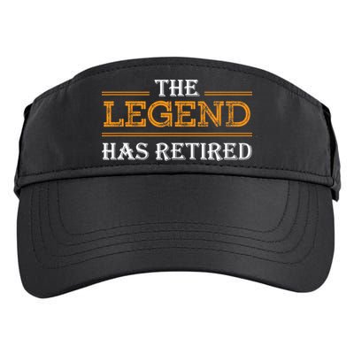 Retired The Legend Has Retired Adult Drive Performance Visor