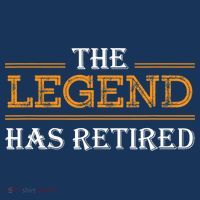 Retired The Legend Has Retired Performance Shirt