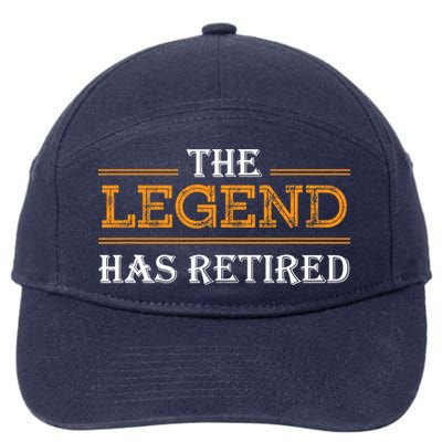 Retired The Legend Has Retired 7-Panel Snapback Hat