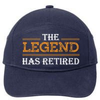 Retired The Legend Has Retired 7-Panel Snapback Hat