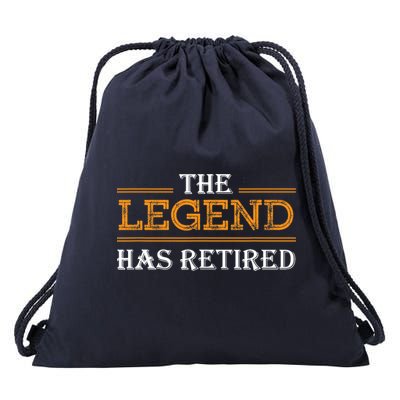 Retired The Legend Has Retired Drawstring Bag