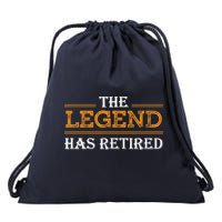 Retired The Legend Has Retired Drawstring Bag