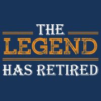 Retired The Legend Has Retired Drawstring Bag