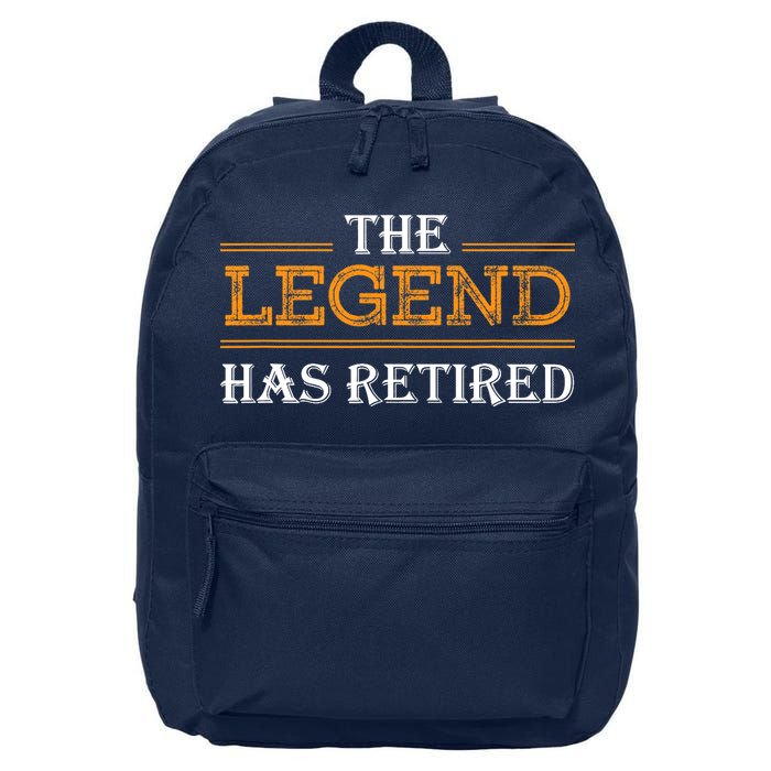 Retired The Legend Has Retired 16 in Basic Backpack