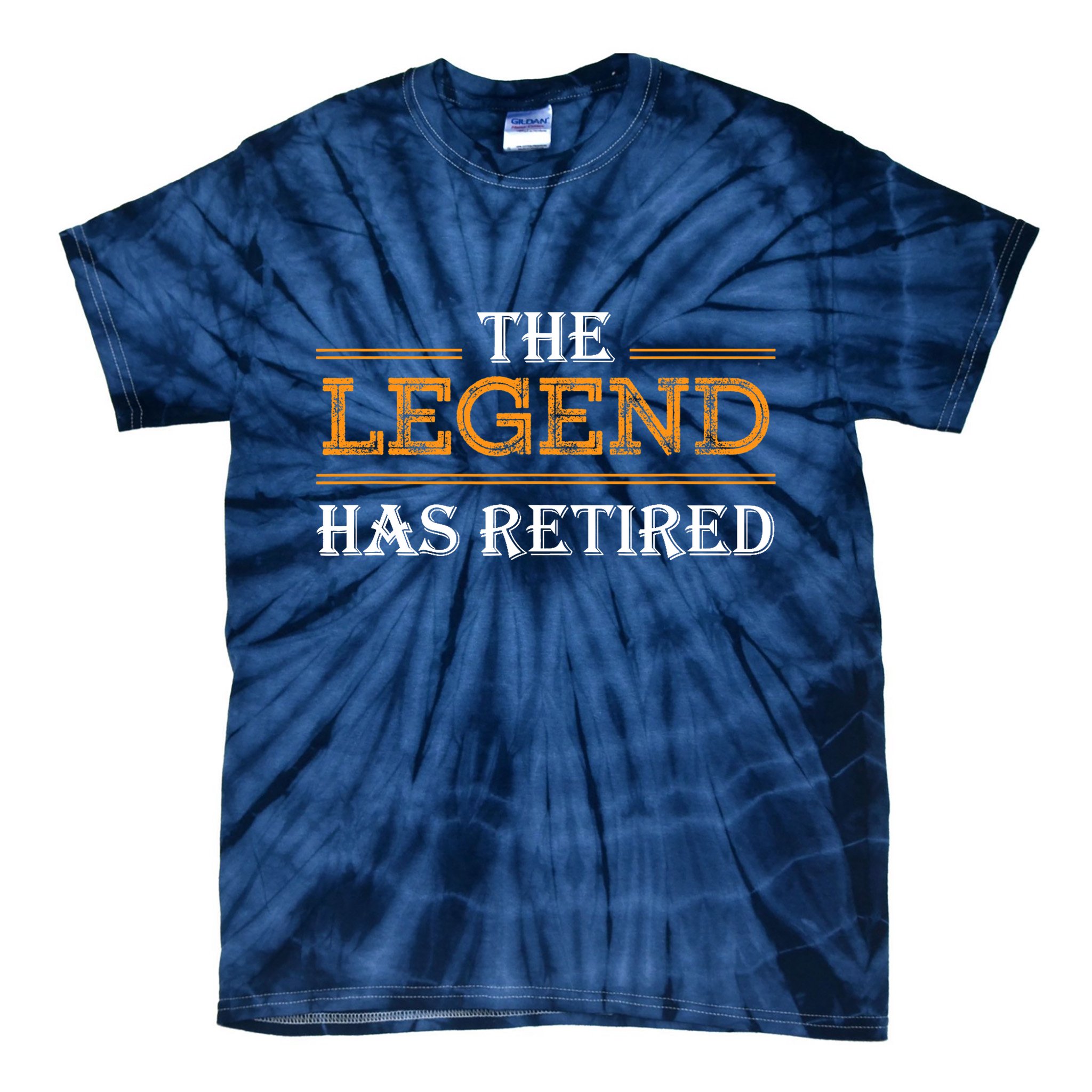 Retired The Legend Has Retired Tie-Dye T-Shirt