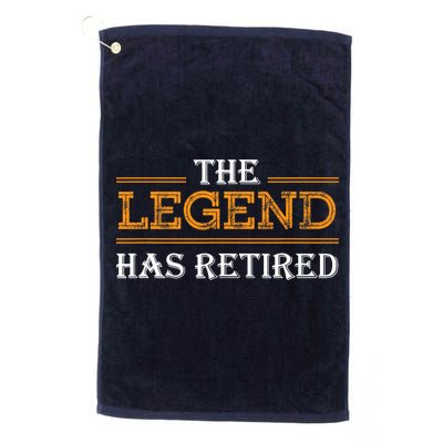 Retired The Legend Has Retired Golf Towel