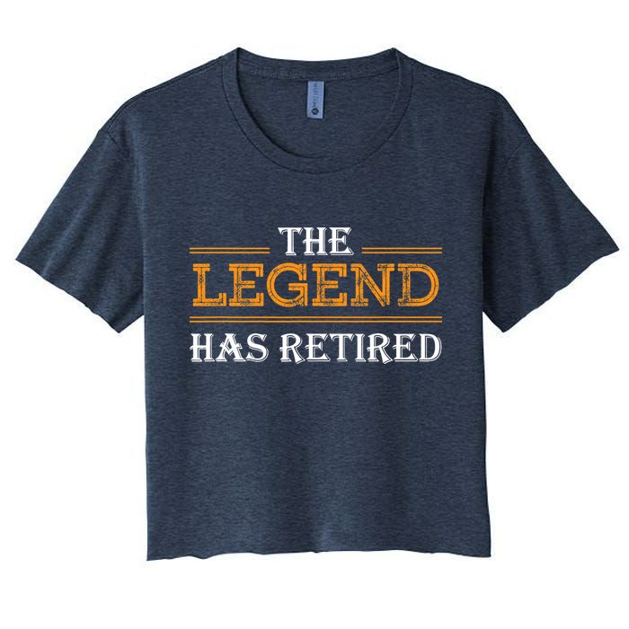 Retired The Legend Has Retired Crop Top