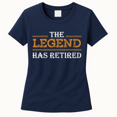 Retired The Legend Has Retired Womens T-Shirt
