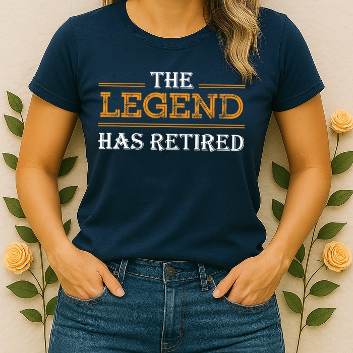 Retired The Legend Has Retired Womens T-Shirt