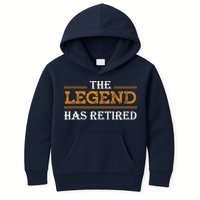 Retired The Legend Has Retired Kids Hoodie