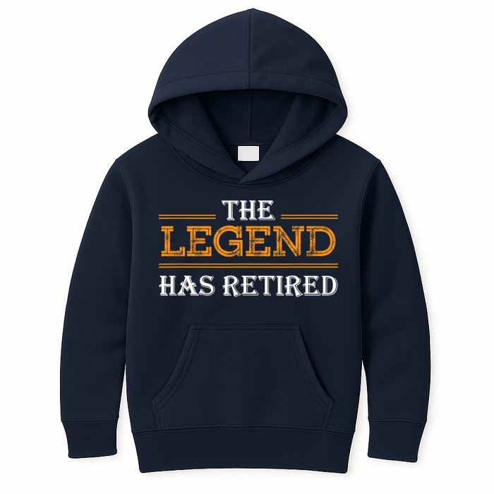 Retired The Legend Has Retired Kids Hoodie