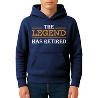 Retired The Legend Has Retired Kids Hoodie