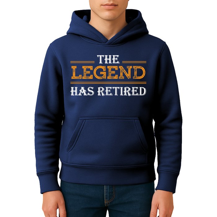 Retired The Legend Has Retired Kids Hoodie