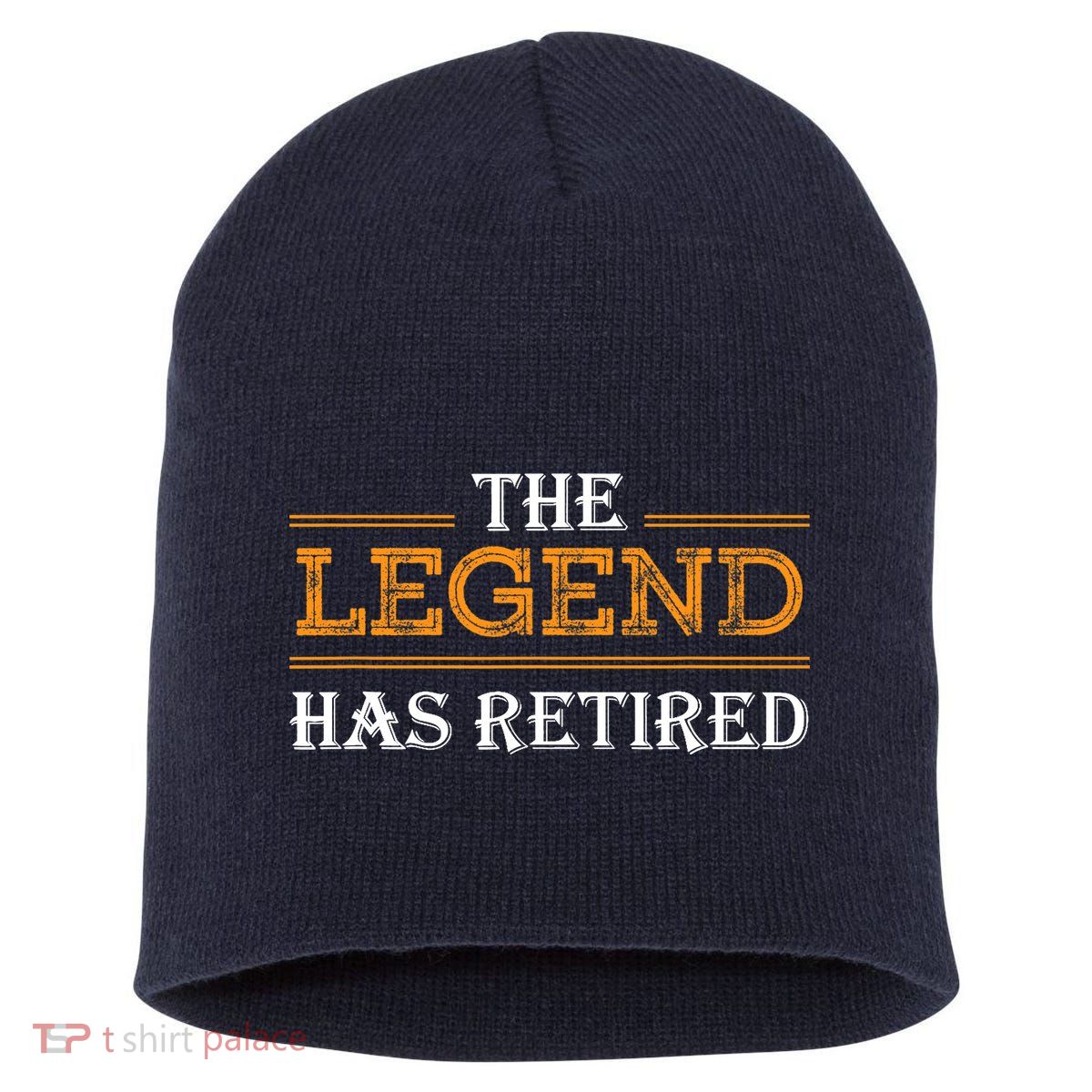 Retired The Legend Has Retired Short Acrylic Beanie