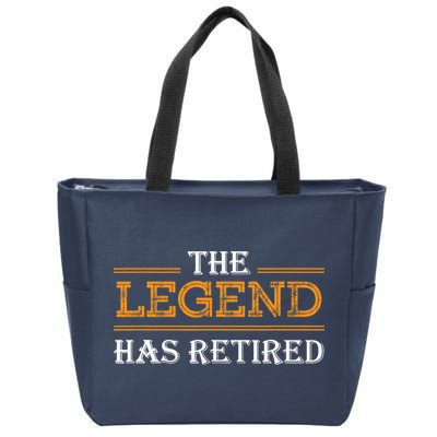 Retired The Legend Has Retired Zip Tote Bag