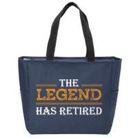 Retired The Legend Has Retired Zip Tote Bag