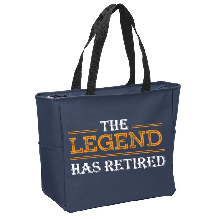Retired The Legend Has Retired Zip Tote Bag