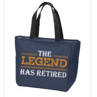 Retired The Legend Has Retired Zip Tote Bag