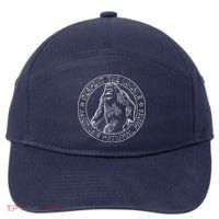 Respect The Locals Bigfoot Sasquatch American National Parks 7-Panel Snapback Hat